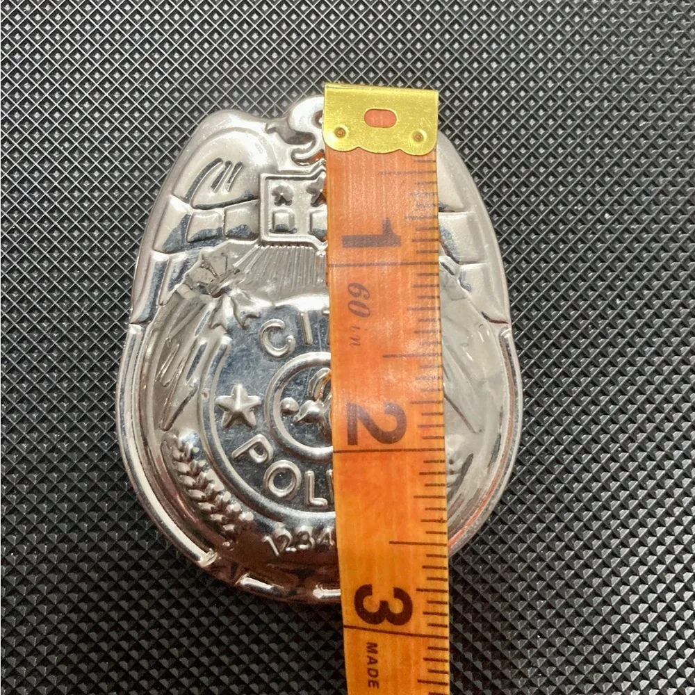 Halloween City Police Silver-tone Brooch/Pin Unisex
